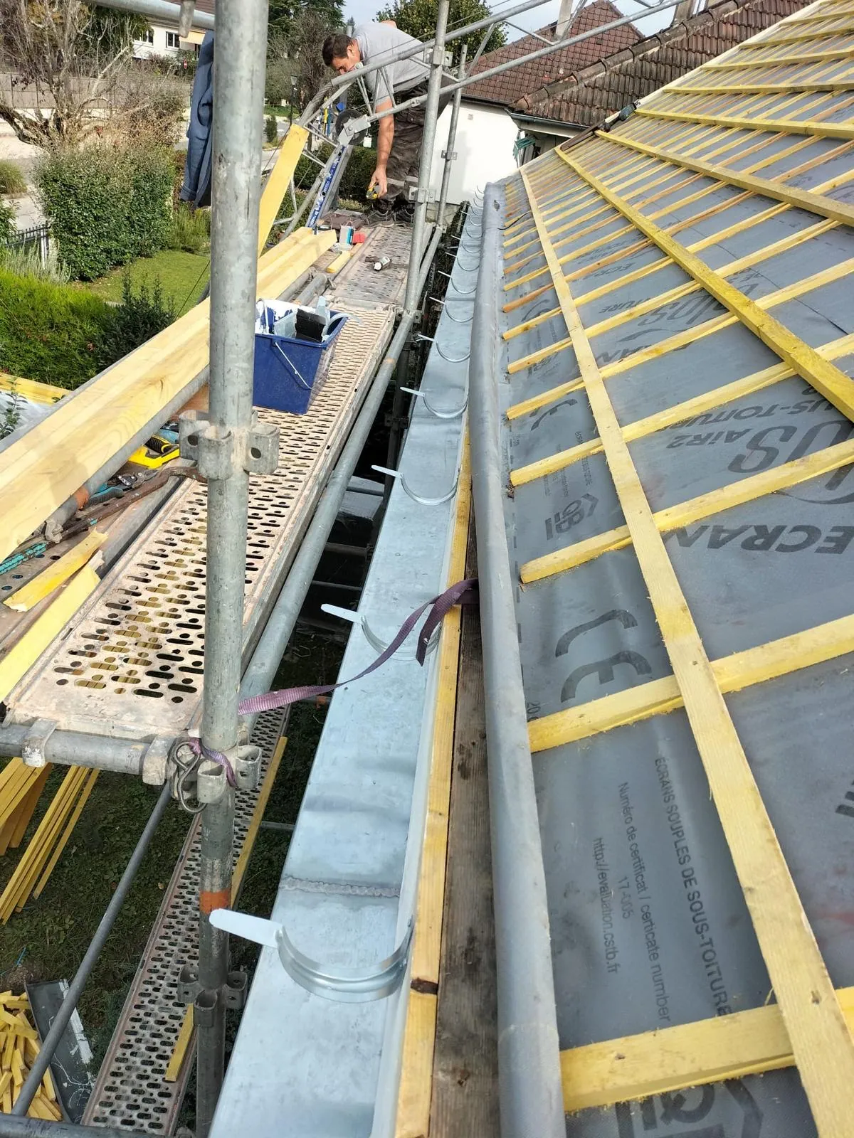 Chantier de couverture à Reims et dans sa couronne