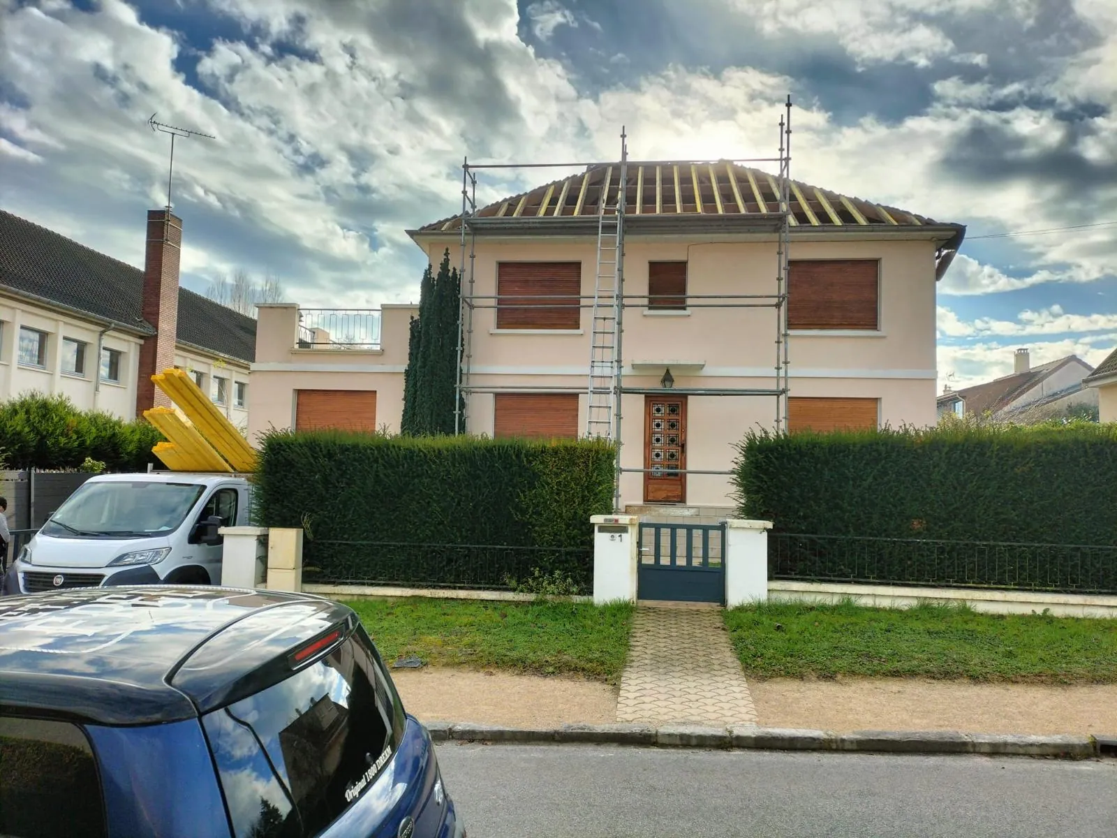 Chantier de couverture à Reims et dans sa couronne